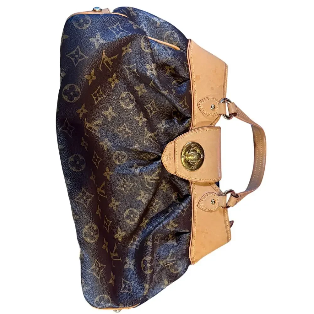 Louis Vuitton Boétie MM Monogram Canvas Shoulder Bag with Dust Bag